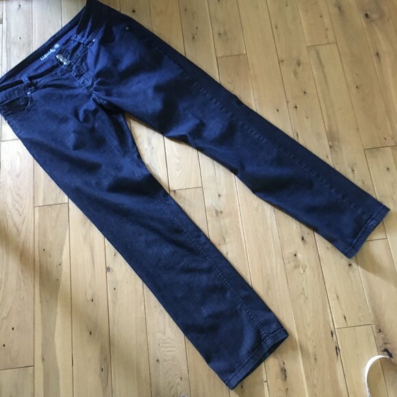 Y2K Liquid X Dark Dark Triple Button Denim Jeans - Picture 10 of 16